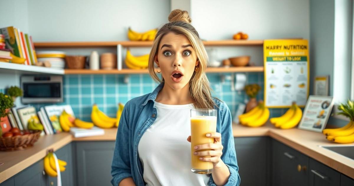 Cette boisson miracle à base de banane fait fondre 7 kilos en 2 semaines : les nutritionnistes sont stupéfaits !